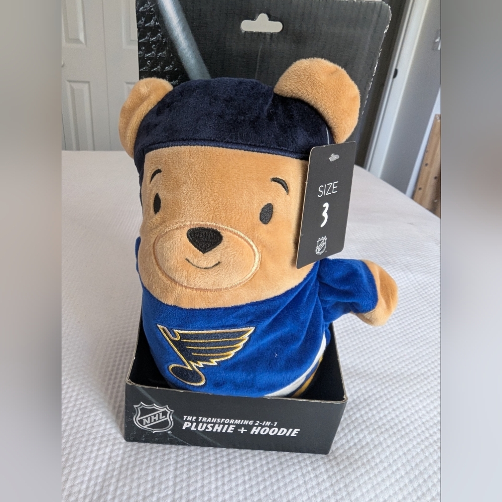 Cubcoats St. Louis Blues 2 -in -1 Transforming Full Zip Hoodie.